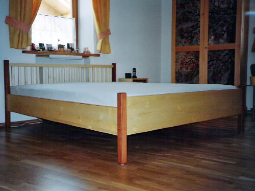 Fichtendoppelbett